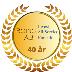 Boing Invest All Service Konsult AB - 40 år