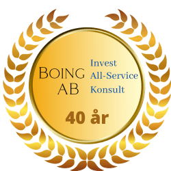 Boing Invest All Service Konsult AB - 40 år